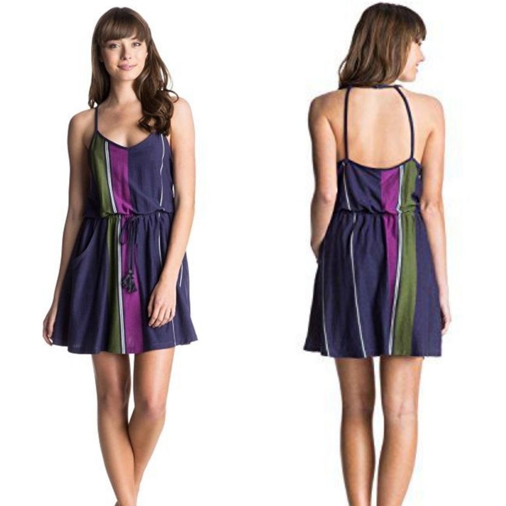ROXY Pelican Point Astral Aura Stripe Tank Dress